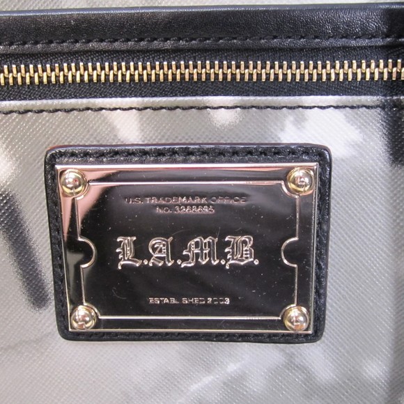 L.A.M.B. Signature Crossbody in Gray/White Watercolor Stencil - Gwen Stefani - Picture 5 of 14